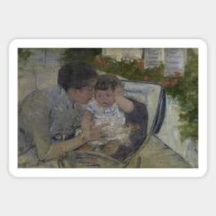 Susan Comforting the Baby by Mary Cassatt Magnet